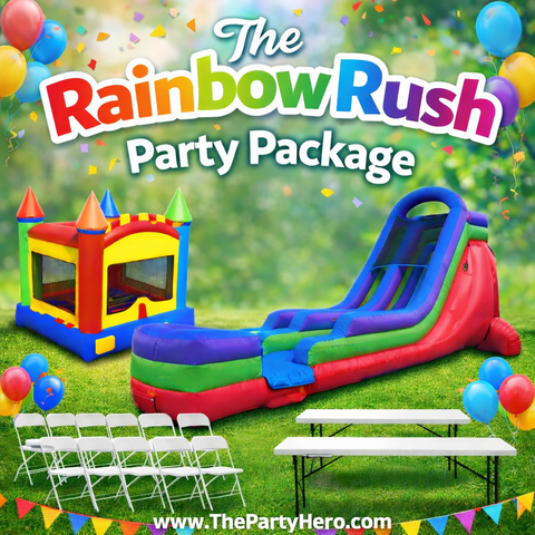 The Rainbow Rush Party Package
